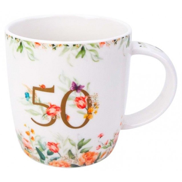 Πορσελάνινη Κούπα Γενεθλίων 400ml 50