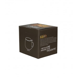 Πορσελάνινη Κούπα Barrel 430ml με Καπάκι & Φίλτρο Τσαγιού The Kiss Gustav Klimt