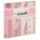 Craft ID 100 Χαρτιά Scrapbooking 20x20cm Ροζ