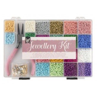 Craft ID Σετ Κατασκευής Κοσμημάτων με Χάντρες σε Κουτί Αποθήκευσης 14x20cm