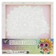 Craft ID Τελάρο 30x30cm Glitter Καμβάς με Τυπωμένο Σχέδιο Λουλούδι