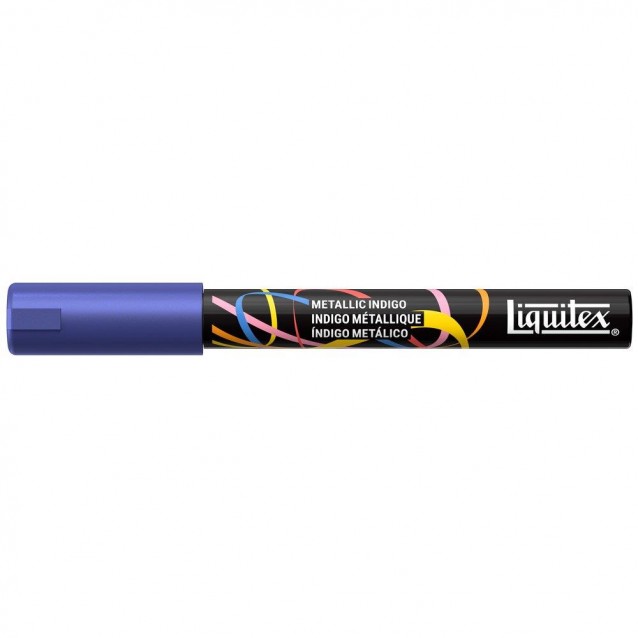 Liquitex Ακρυλικός Μαρκαδόρος 2mm Metallic Indigo