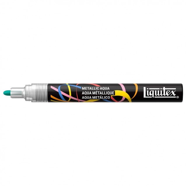 Liquitex Ακρυλικός Μαρκαδόρος 2mm Metallic Aqua