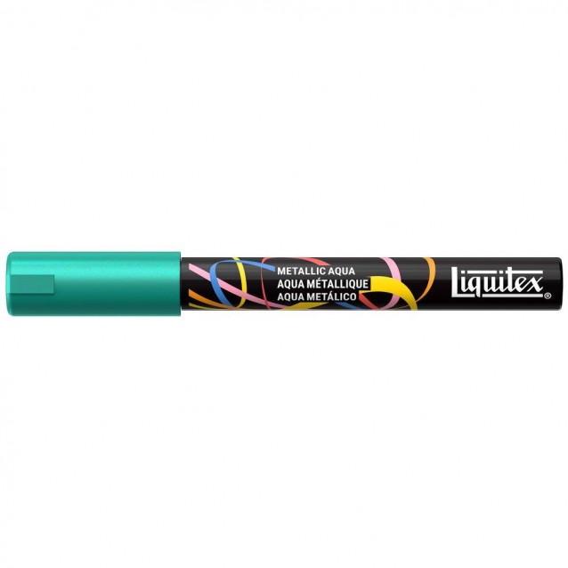 Liquitex Ακρυλικός Μαρκαδόρος 2mm Metallic Aqua