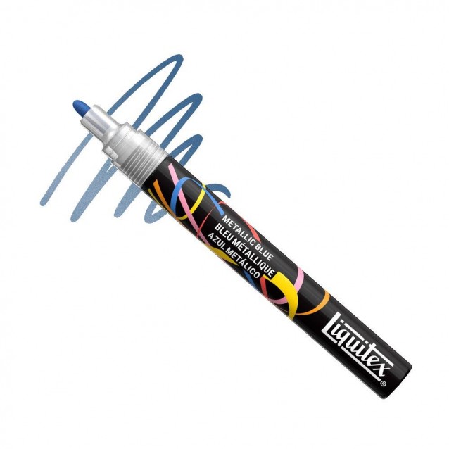 Liquitex Ακρυλικός Μαρκαδόρος 2mm Metallic Blue