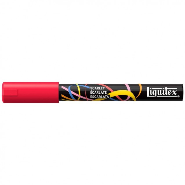 Liquitex Ακρυλικός Μαρκαδόρος 2mm Scarlet