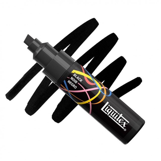 Liquitex Ακρυλικός Μαρκαδόρος 8mm Black