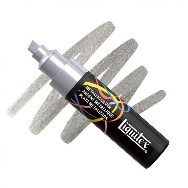 Liquitex Ακρυλικός Μαρκαδόρος 8mm Metallic Silver