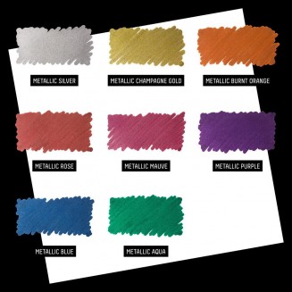 Liquitex Κασετίνα με 8 Ακρυλικούς Μαρκαδόρους 2mm Metallic