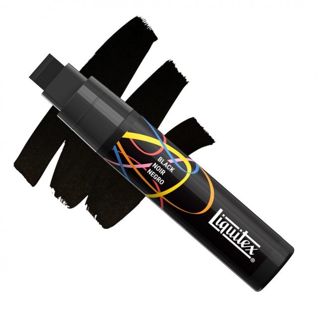 Liquitex Ακρυλικός Μαρκαδόρος 15mm Black