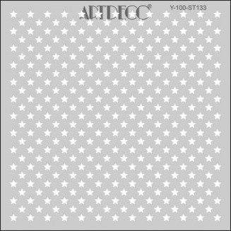 Artdeco Stencil 30x30cm Stars 133
