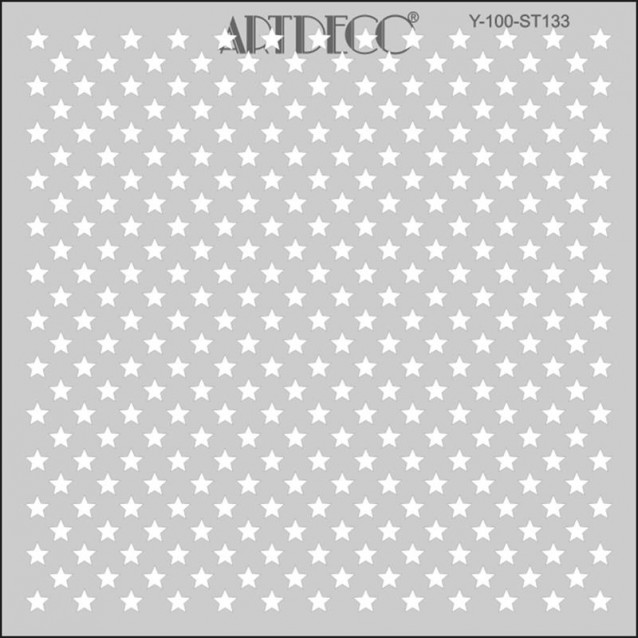 Artdeco Stencil 30x30cm Stars 133