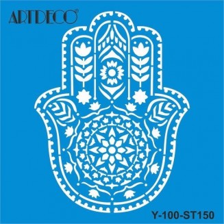 Artdeco Stencil 30x30cm Hand 150