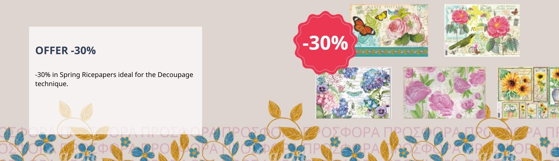 Offer in spring ricepapers