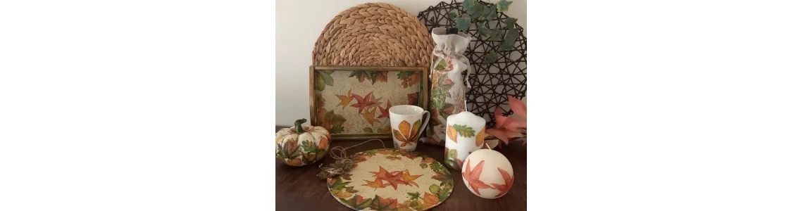 Τεχνική του decoupage με χαρτοπετσέτα σε διαφορετικές επιφάνειες