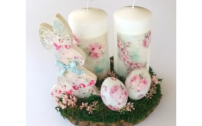 Πασχαλινή DIY Σύνθεση με Decoupage!