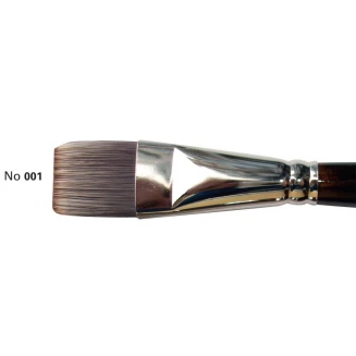 Art & Hobby Πινέλο Συνθετικό Πλακέ Ακουαρέλας 7103 1