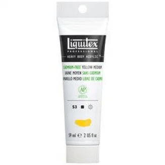 Liquitex Professional 59ml Heavy Body Acrylics 890 Cadmium-Free Yellow Medium Series 3