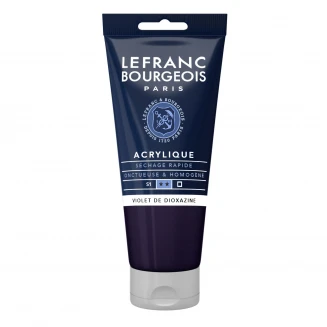 Lefranc & Bourgeois 80ml Fine Acrylic 473 Dioxazine Violet Serie 1