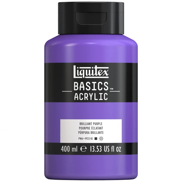 Liquitex Basics 400ml Acrylic 590 Brilliant Purple Series 1