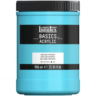 Liquitex Basics 946ml Acrylic 770 Light Blue Permanent Series 1