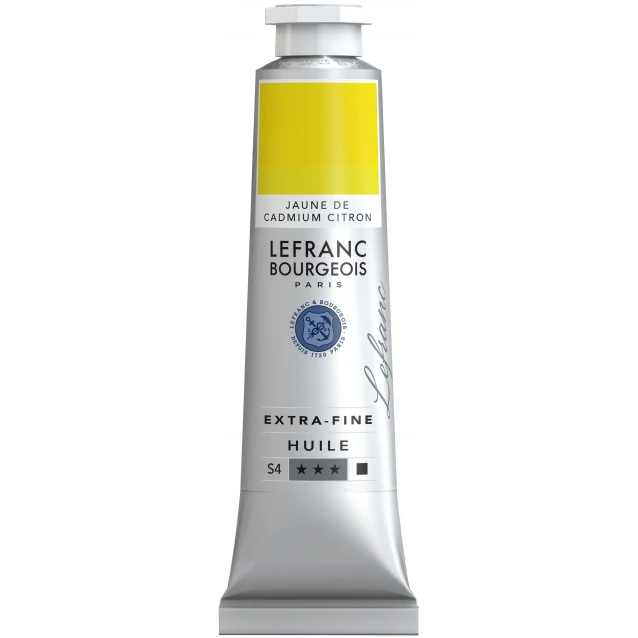 Lefranc & Bourgeois 40ml Artists Oil 156 Series 4 Cadmium Yellow Lemon