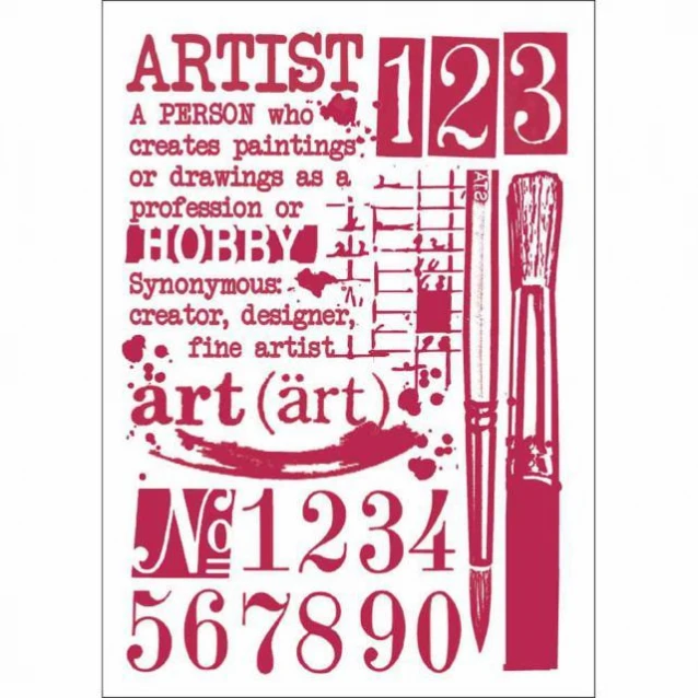 Stamperia Stencil G 21x29,7cm Artist