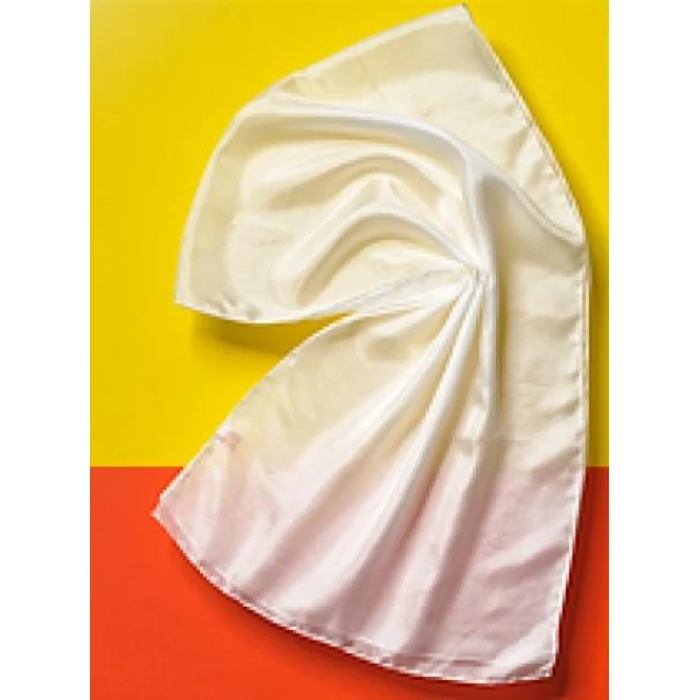 Φουλάρι 100% Μετάξι Λευκό 140x45cm