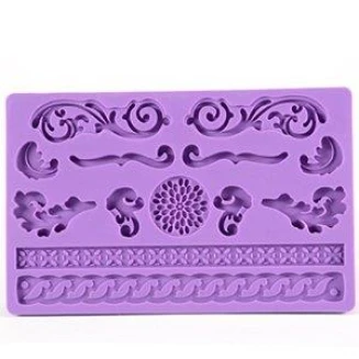 Craftistico Καλούπι Σιλικόνης 20x12,5x0,7cm Μπορντούρες & Διακοσμητικά Σχέδια