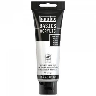 Liquitex Basics 118ml Acrylic 430 Transparent Mixing White Series 1