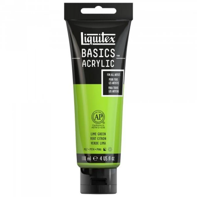 Liquitex Basics 118ml Acrylic 222 Lime Green Series 1