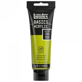 Liquitex Basics 118ml Acrylic 218 Light Olive Green Series 1