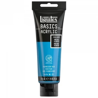 Liquitex Basics 118ml Acrylic 984 Fluorescent Blue Series 2