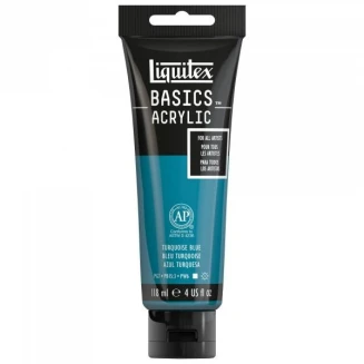 Liquitex Basics 118ml Acrylic 046 Turquoise Blue Series 1