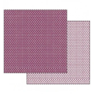 Stamperia Χαρτί Scrapbooking 30,5x30,5cm Διπλής Όψης Texture Tiny Hearts Red Background