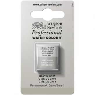 Winsor & Newton Half Pan Ακουαρέλας Professional 217 Davys Grey