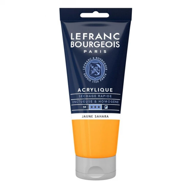 Lefranc & Bourgeois 80ml Fine Acrylic 194 Sahara Yellow Serie 1