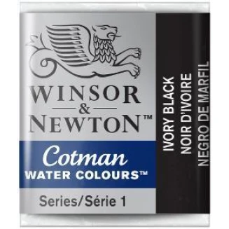 Winsor & Newton Half Pan Ακουαρέλας Cotman 331 Ivory Black Series 1