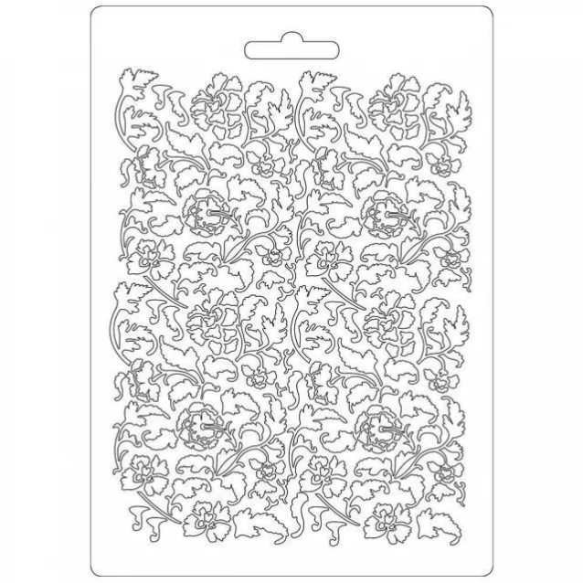 Stamperia Φόρμα Πηλού A5 Ramage Fiori E Foglie