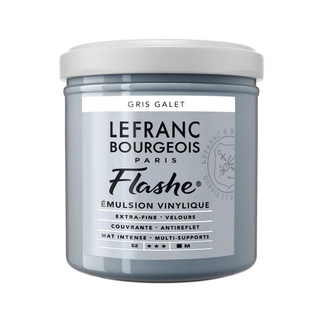 Lefranc & Bourgeois 125ml Flashe Acrylic 262 Stone Gray (Gris Galet) Series 2