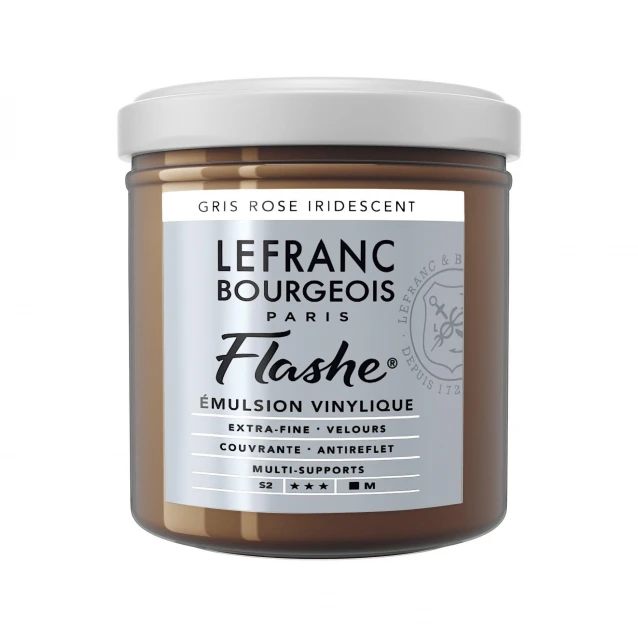 Lefranc & Bourgeois 125ml Flashe Acrylic 842 Gris Rose Iridescent Series 2