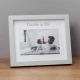 Λευκή Κορνίζα 10x15cm σε Κουτί Δώρου Daddy & Me