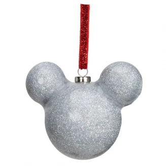 Χριστουγεννιάτικη Μπάλα Disney Mickey Ασημί