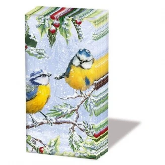 10 Χαρτομάντηλα 21,5x22cm Chirping Birds