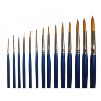 Art & Hobby Πινέλo Συνθετικό Στρογγυλό με Μακριά Λαβή 2600R No.00