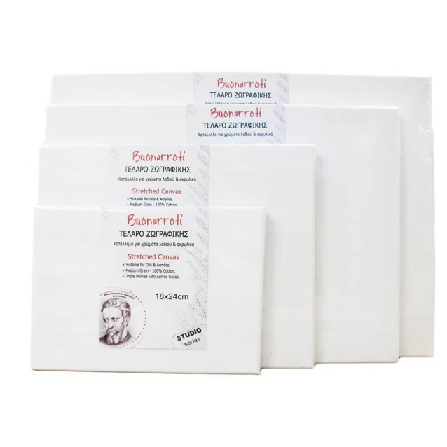Buonarroti Τελάρο Ζωγραφικής 20x30cm με βαμβακερό καμβά FSC