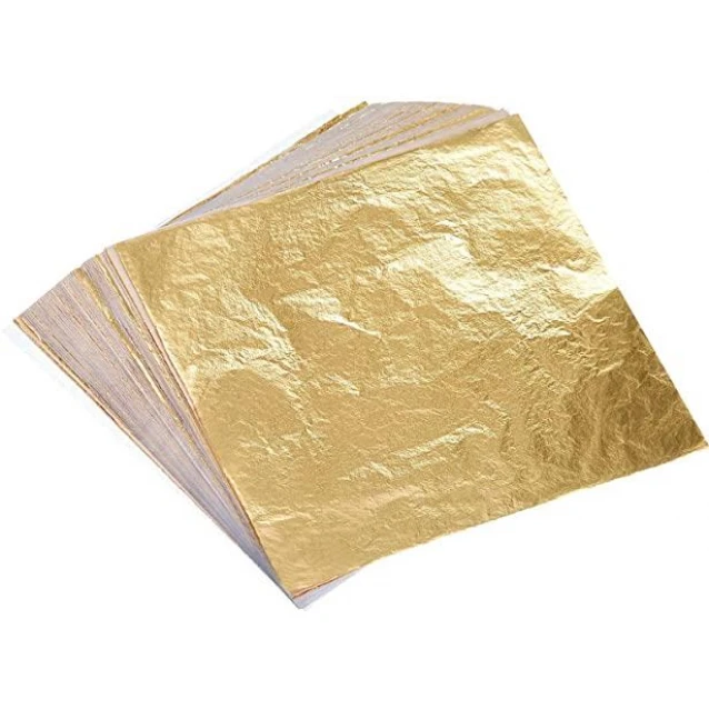 Giusto Manetti Battiloro 100 Φύλλα Χρυσού Imitation (Μπρουτζίνα) 16x16cm Ελεύθερο