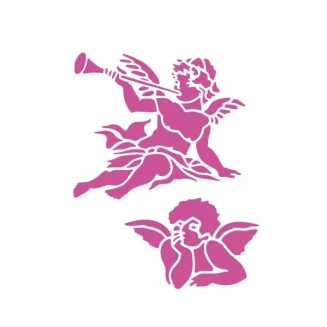 Craftistico Stencil 20x30cm Αγγελάκια
