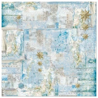 Stamperia Ριζόχαρτο Decoupage 50x50cm Blue Stars Little Stars