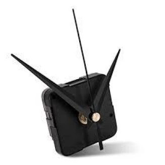 Μηχανισμός Ρολογιού με Μαύρους Δείκτες 9,2cm